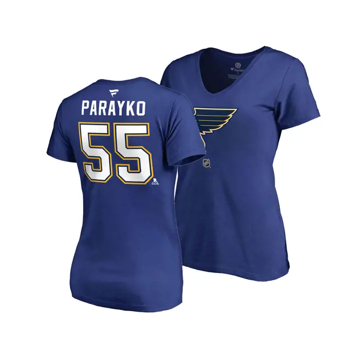 T-shirt COLTON PARAYKO pour femme des Blues de St. Louis de la LNH  Taille R