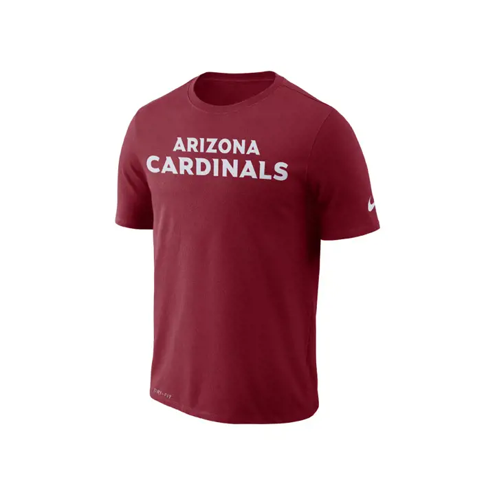 T-shirt Wordmark essentiel en coton Dri-Fit des Cardinals de l'Arizona de la NFL