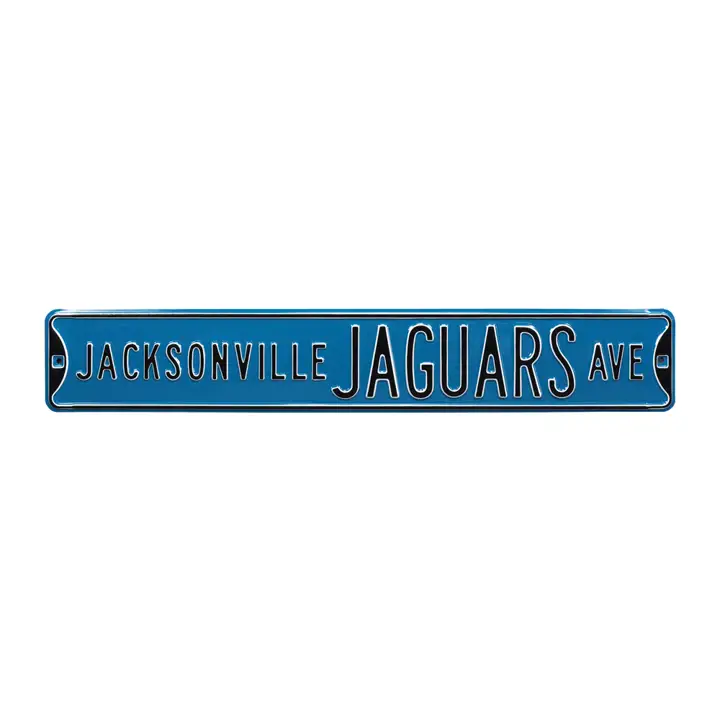 Panneau de rue authentique Jacksonville Jaguars - Avenue Ast