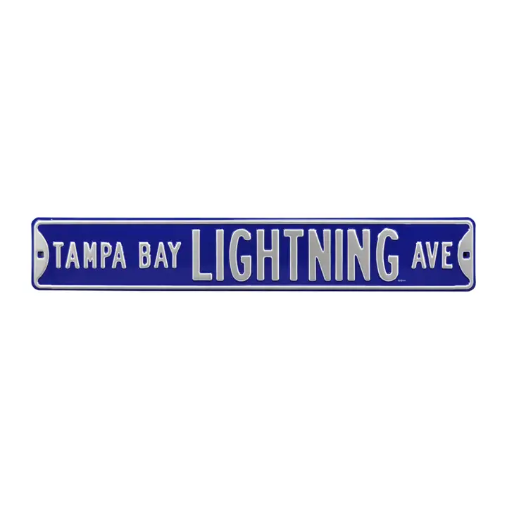 Panneau authentique des Lightning de Tampa Bay – Avenue Ast