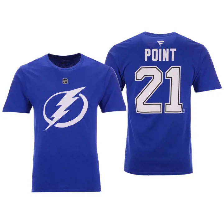 T-Shirt BRAYDEN POINT Lightning LNH authentique avec nom et numéro