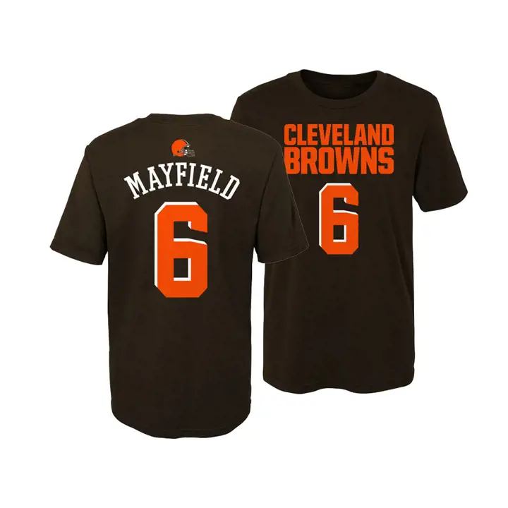 BROWNS NFL Tee Enfant Joueur Mainliner Baker Mayfield  brn