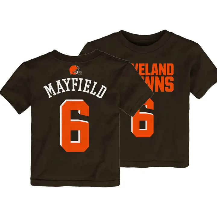 BROWNS NFL Tee Enfant Joueur Principal Baker Mayfield brn