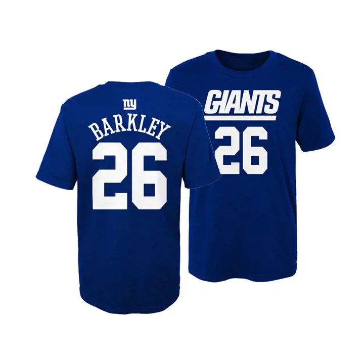T-shirt Saquon Barkley "Mainliner" NFL des Giants de New York pour enfants  rbl