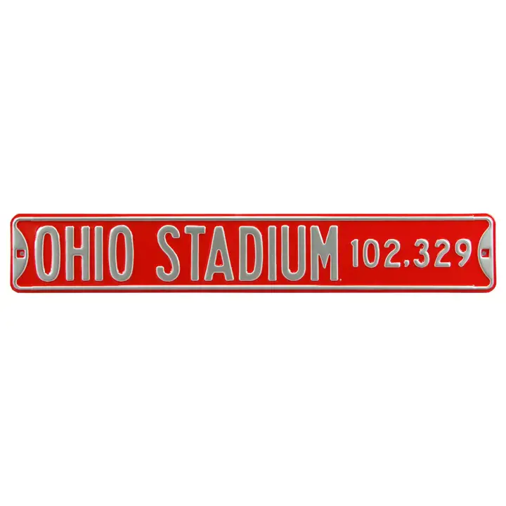 Panneau de rue des Buckeyes de l'Ohio State