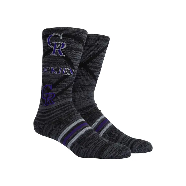 Colorado Rockies MLB PKWY Crew superposé NOIR