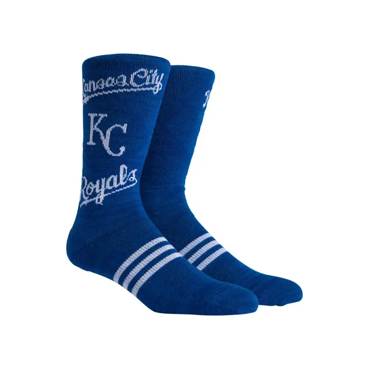 Kansas City Royals MLB PKWY Stacked Crew BLEU