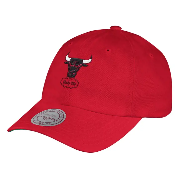 Chicago Bulls M&N HWC Basic Slouch Réglable ROUGE