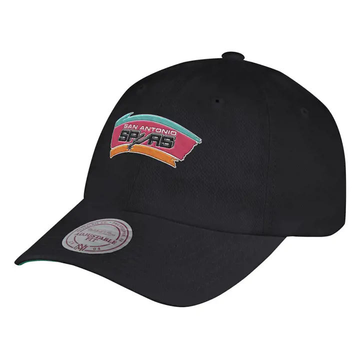 San Antonio Spurs M&N HWC Basic Slouch Réglable Noir