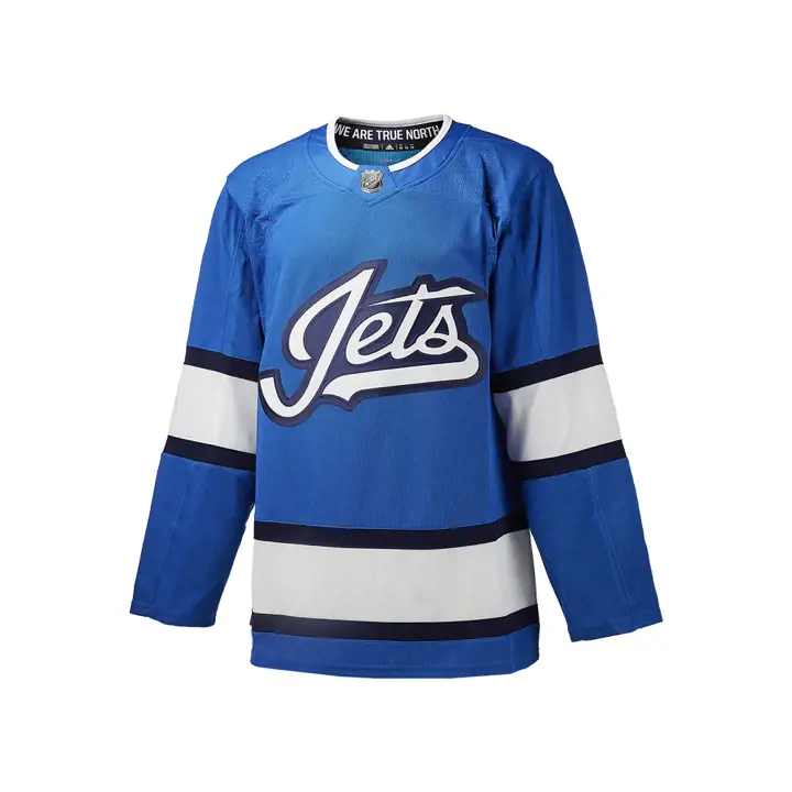 GANTS. Maillot Authentique Pro 3ème des Jets de la LNH marine