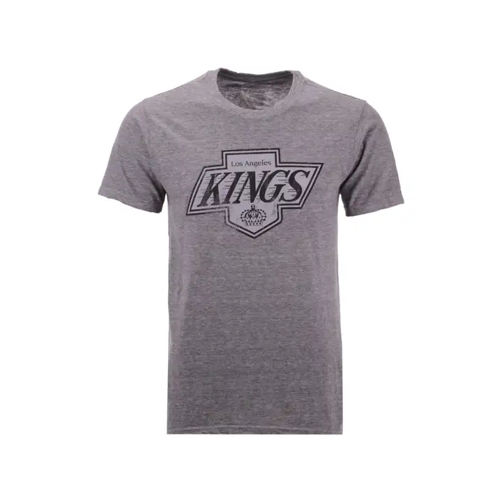 T-shirt Los Angeles Kings NHL à logo d'équipe en tissu chiné GRIS