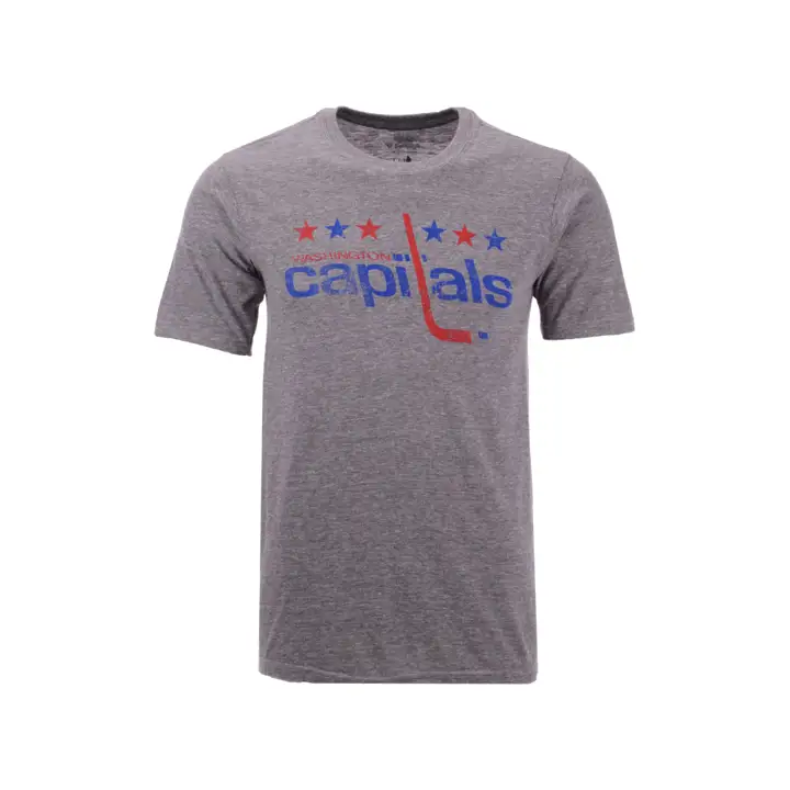 CAPITALS NHL T-shirt logo de l'équipe tri-blend vintage avec étoiles G