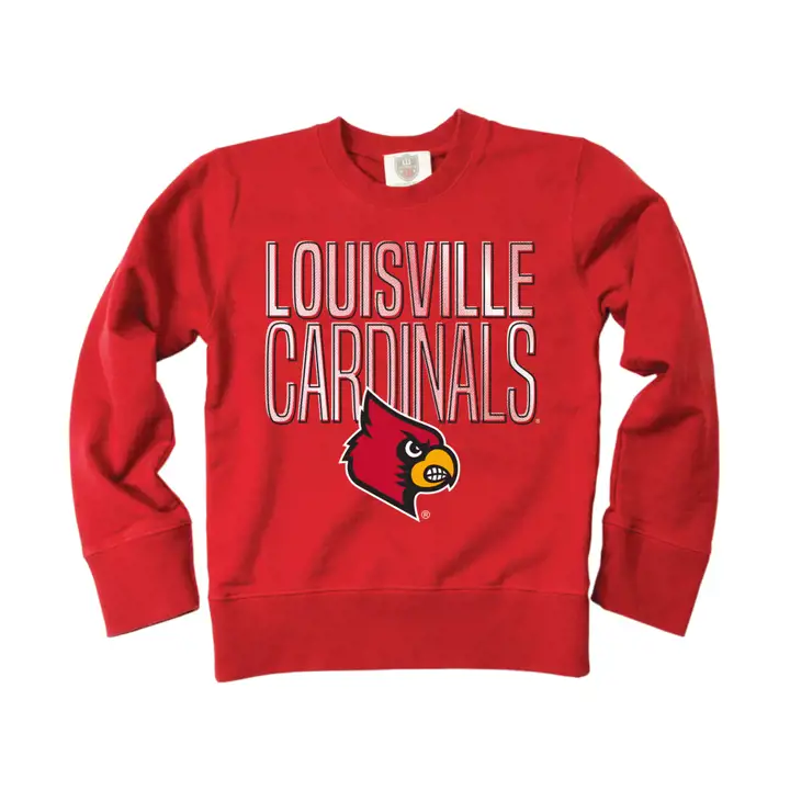 Sweat-shirt ras du cou Louisville Cardinals NCAA pour tout-petit 18 mois