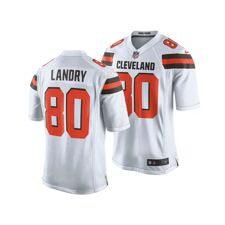 Maillot de match NFL des Browns Jarvis Landry blc