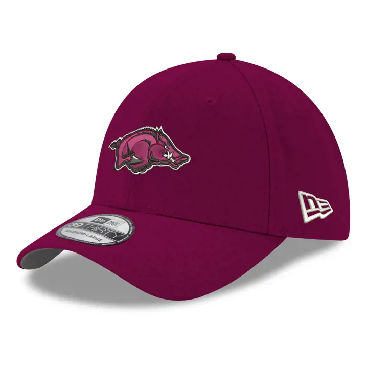 Casquette 39THIRTY JR NCAA des Razorbacks de l'Arkansas CRIM