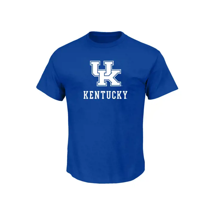 T-shirt à grand logo pour homme grande taille NCAA Kentucky Wildcats