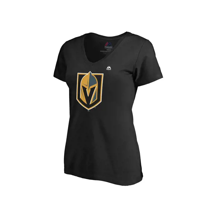 T-shirt Vegas Golden Knights LNH femme avec logo principal 18 BL