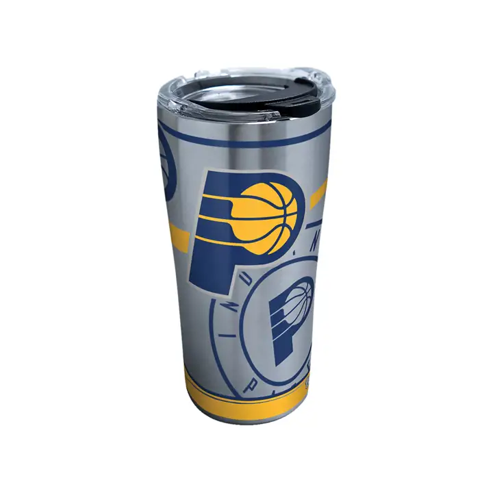 PACERS 20 oz. Peinture NBA en acier inoxydable  argent