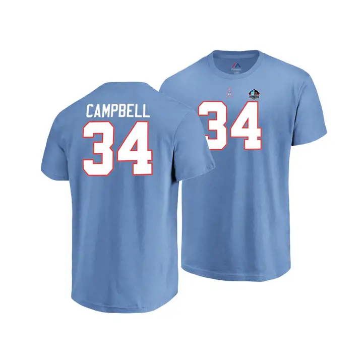 Houston Oilers NFL HOF T-shirt à manches courtes triple peak pour receveur