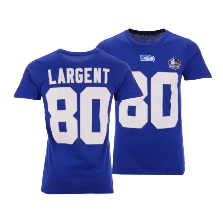 T-shirt Steve Largent des Seahawks éligible au Pro Football Hall of Fame NFL