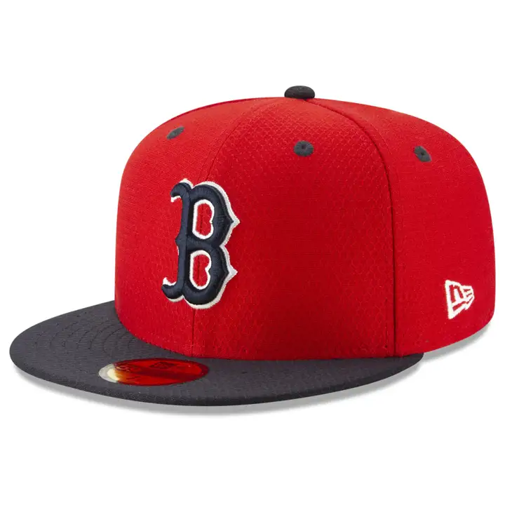 Boston Red Sox 2019 MLB Batting Practice 59FIFTY GAME ROUGE/N