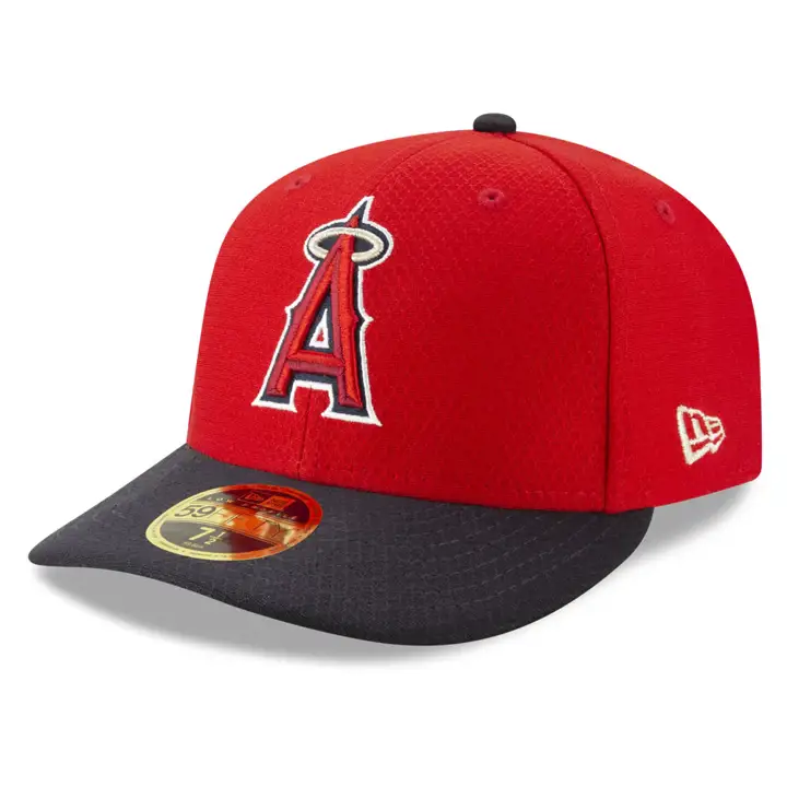 Anaheim Angels 2019 MLB Batting Practice 59FIFTY LP GAME RED