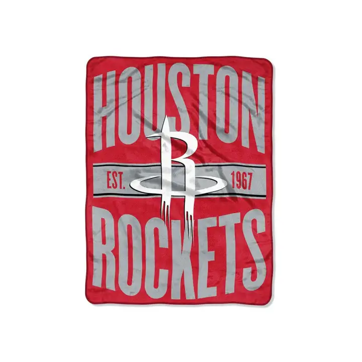 "Houston Rockets Micro Raschel 46x60 \"Liquidation\" rouge/gris"