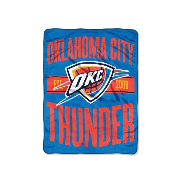 "Couverture Micro Raschel Oklahoma City Thunder 46x60 \"Liquidation\" LBL"