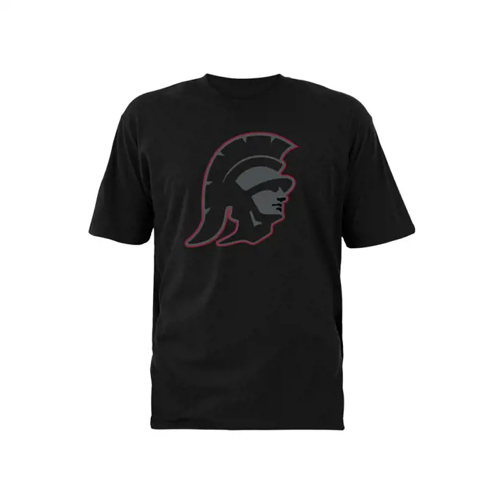 T-shirt logo USC NCAA Blackout noir