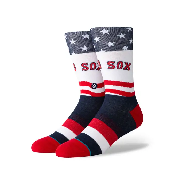 Boston Red Sox MLB Étoiles et rayures Col rond rouge/blanc/bleu