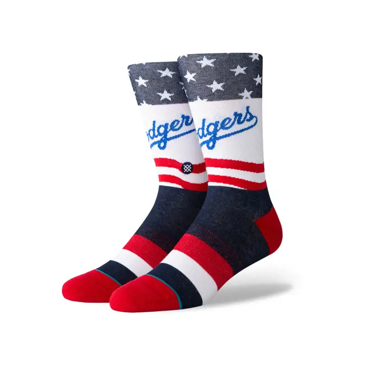 Casquette Los Angeles Dodgers MLB Stars and Bars, rouge/blanc/bleu