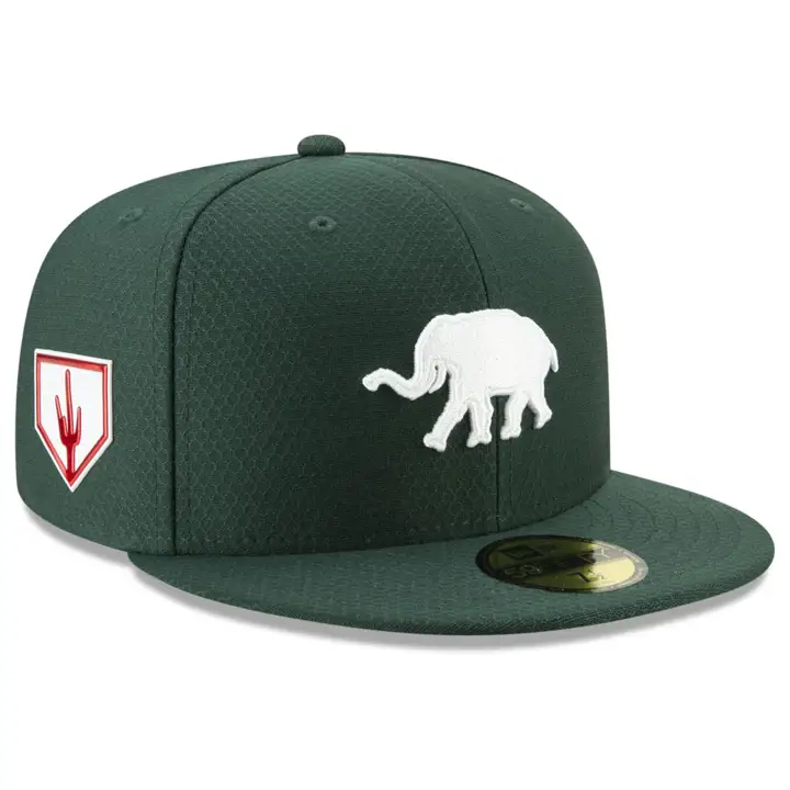 Oakland Athletics 2019 MLB Spring Training 59FIFTY GAME GRN