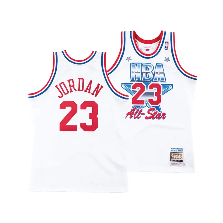 Maillot Authentique All Star NBA MN 1991 All Star BLANC/BLEU/ROUGE