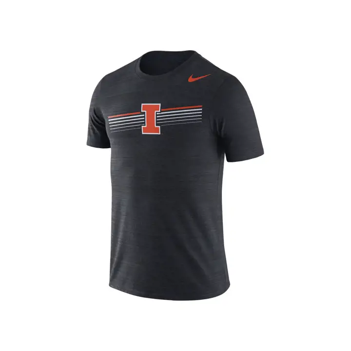 T-shirt Illinois Fighting Illini NCAA Legend Velocity 19 Nav