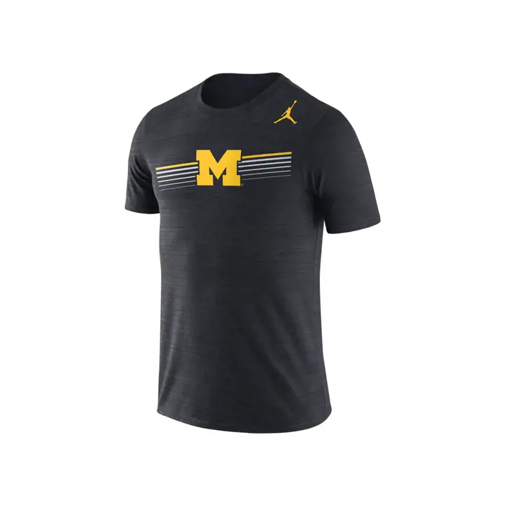 T-shirt Michigan Wolverines NCAA Legend Velocity 19 marine