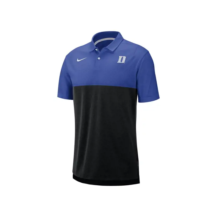 Duke Blue Devils NCAA Dri Fit Colorblock Breathe Polo 19 rbl