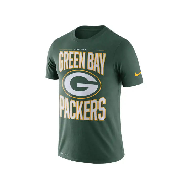 T-shirt NFL Dri-Fit Coton Green Bay Packers Article de propriété 19