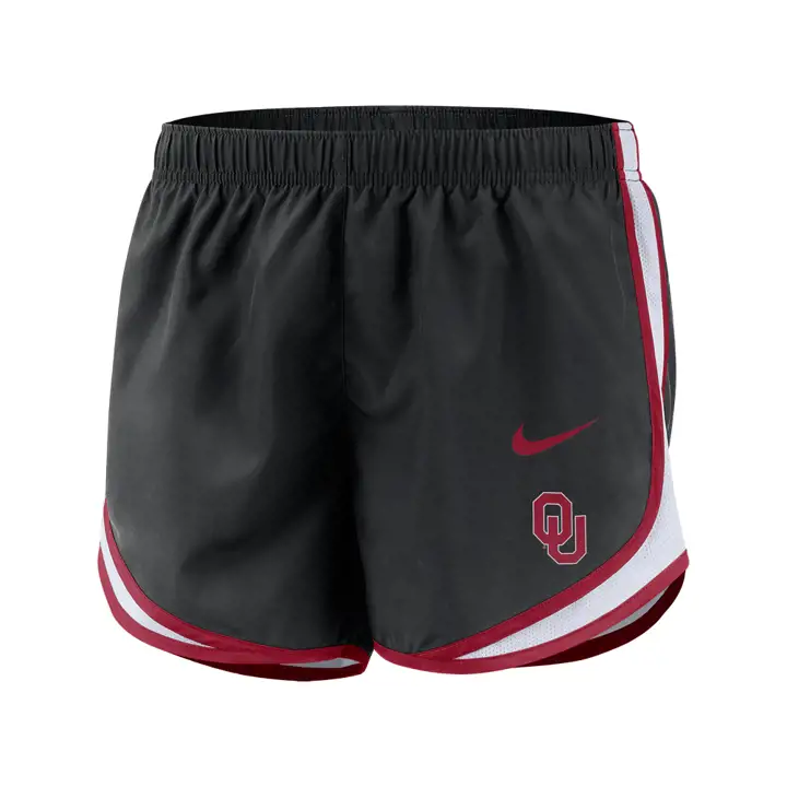 OKLAHOMA SOONERS Short Tempo Femme NCAA 19 noir/carmin