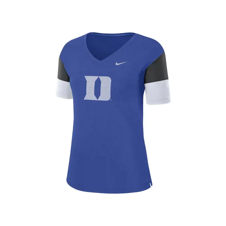 T-shirt Col V Femme Duke Blue Devils NCAA Breathe 19 rbl