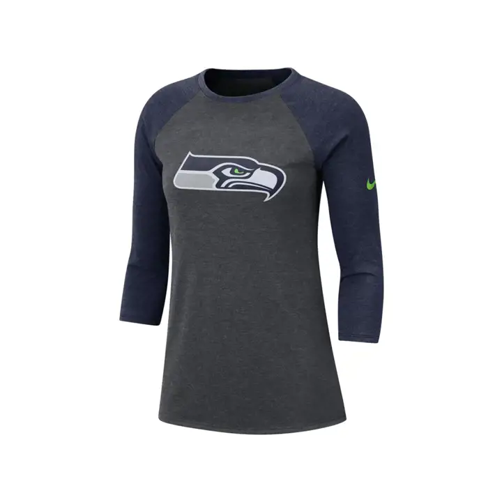 T-shirt 3/4 manches femme NFL Logo Seattle Seahawks