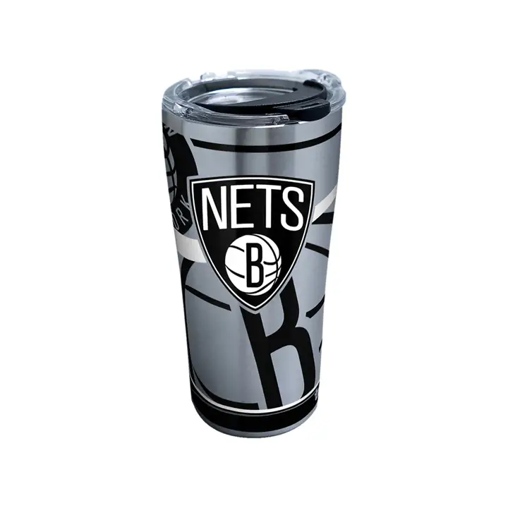 Brooklyn Nets 20 oz. NBA Paint Acier inoxydable ARGENTÉ
