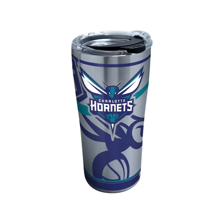 Charlotte Hornets 20 oz. NBA Peinture Acier Inoxydable ARGT