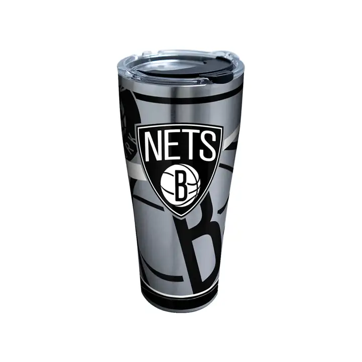 Brooklyn Nets Bouteille isotherme en acier inoxydable NBA Paint 887 ml Argenté