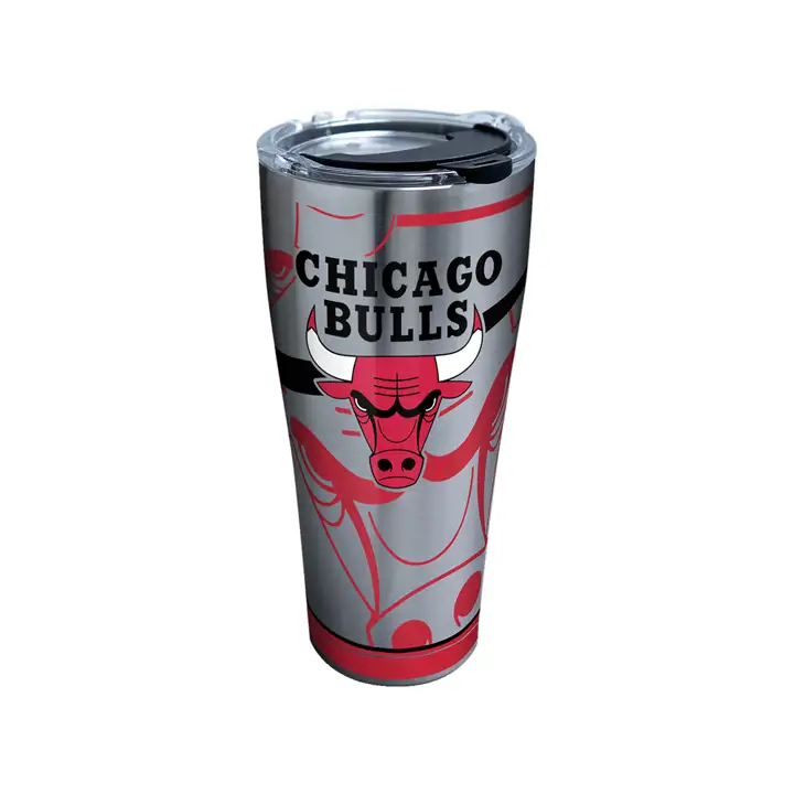 Chicago Bulls 30oz. Peinture NBA Acier inoxydable ARGENT