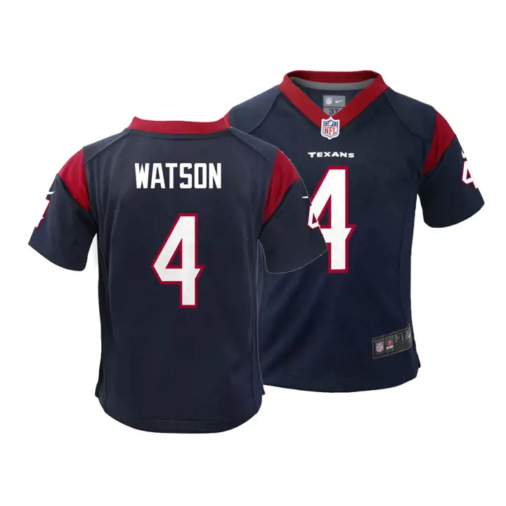 Maillot NFL bébé Texans DeShaun Watson bleu marine
