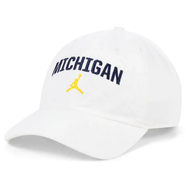 Michigan Wolverines H86 Jordan Wordmark Swoosh blc