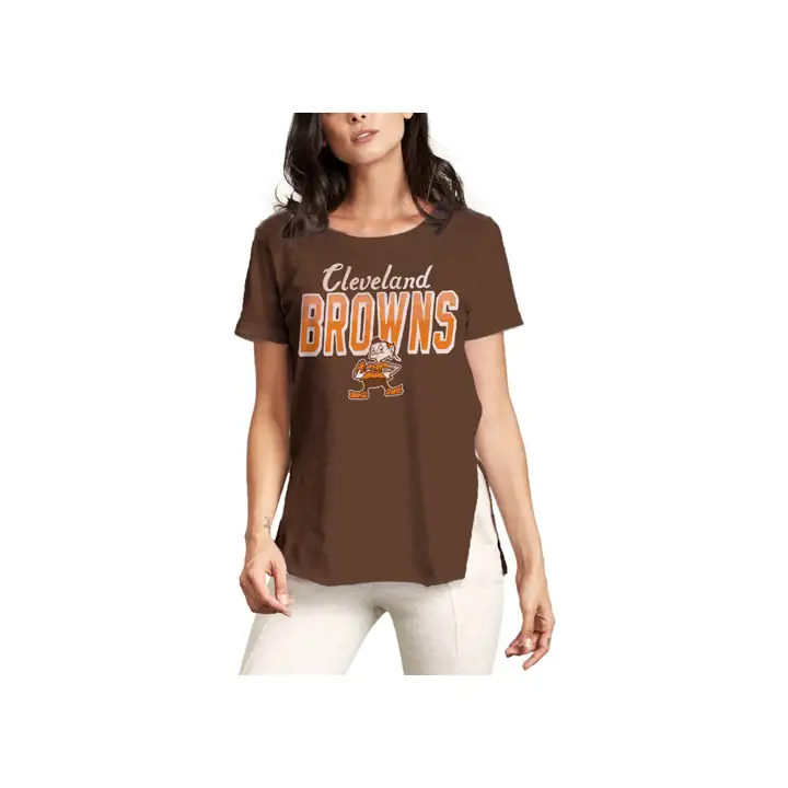 T-shirt BROWNS NFL Femme Manches Courtes 18 cho