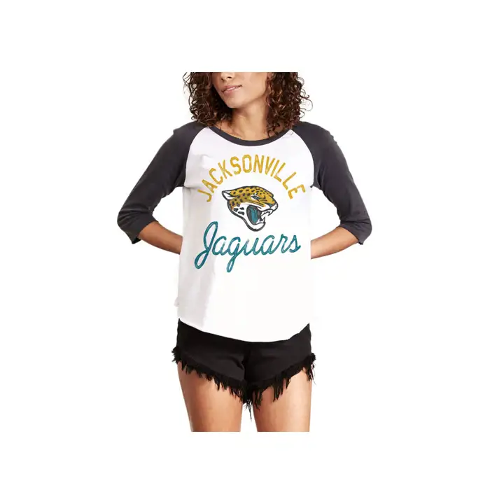 JAGUARS NFL Femme Raglan 18 blc/noi