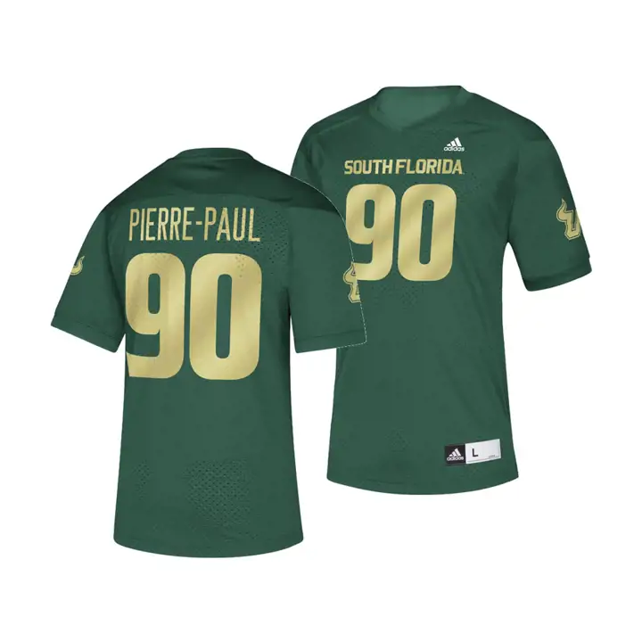 Maillot réplique NCAA FB S Florida 18 Jason Pierre-Paul vert