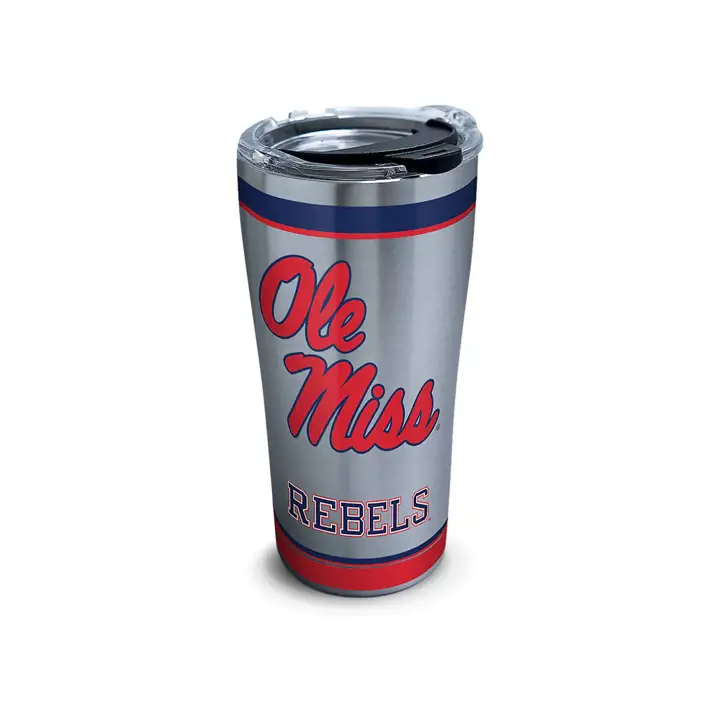 Mississippi Rebels 20oz NCAA Tradition Acier inoxydable  SILV